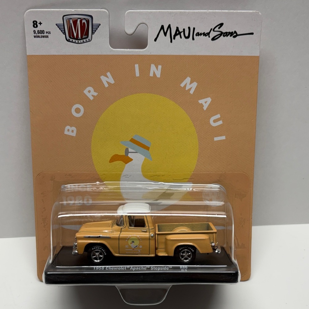 M2 Machines Auto Driver R86 1958 Chevy Apache Stepside 1:64 NEW LTD ED from 2022